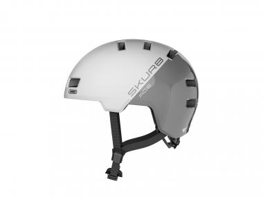 Abus Skurb ACE Helm | 55-59 cm | silver white