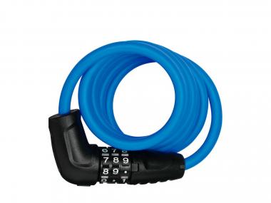 Abus Star 4508C Spiralkabelschloss | 150 cm | blau