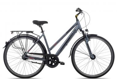 Adler Verona Nexus Trapez | 28 Zoll | grey black red | 55 cm Radgröße