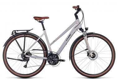 Cube Touring PRO Trapez 2023 | 28 Zoll | pearlysilver´n´black | S Radgröße