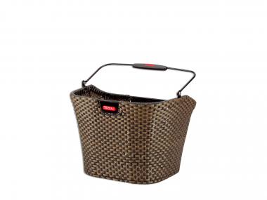 KLICKfix Structura EF Flechtkorb | 16 Liter | bronze