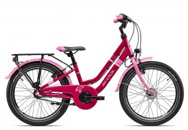 SCOOL chiX twin 20-3S Nexus | 20 Zoll | pink/baby pink | 28 cm Radgröße