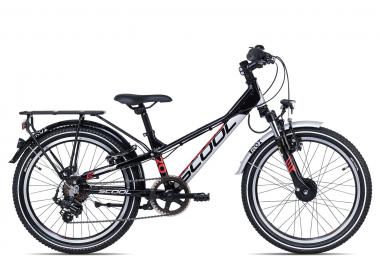 SCool troX EVO alloy 20-7 | 20 Zoll | black/grey/red | 28 cm Radgröße