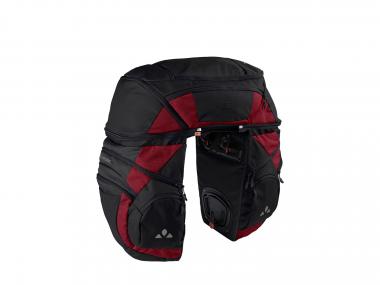 Vaude Karakorum Pro Gepäckträgertasche | 65 Liter | black red