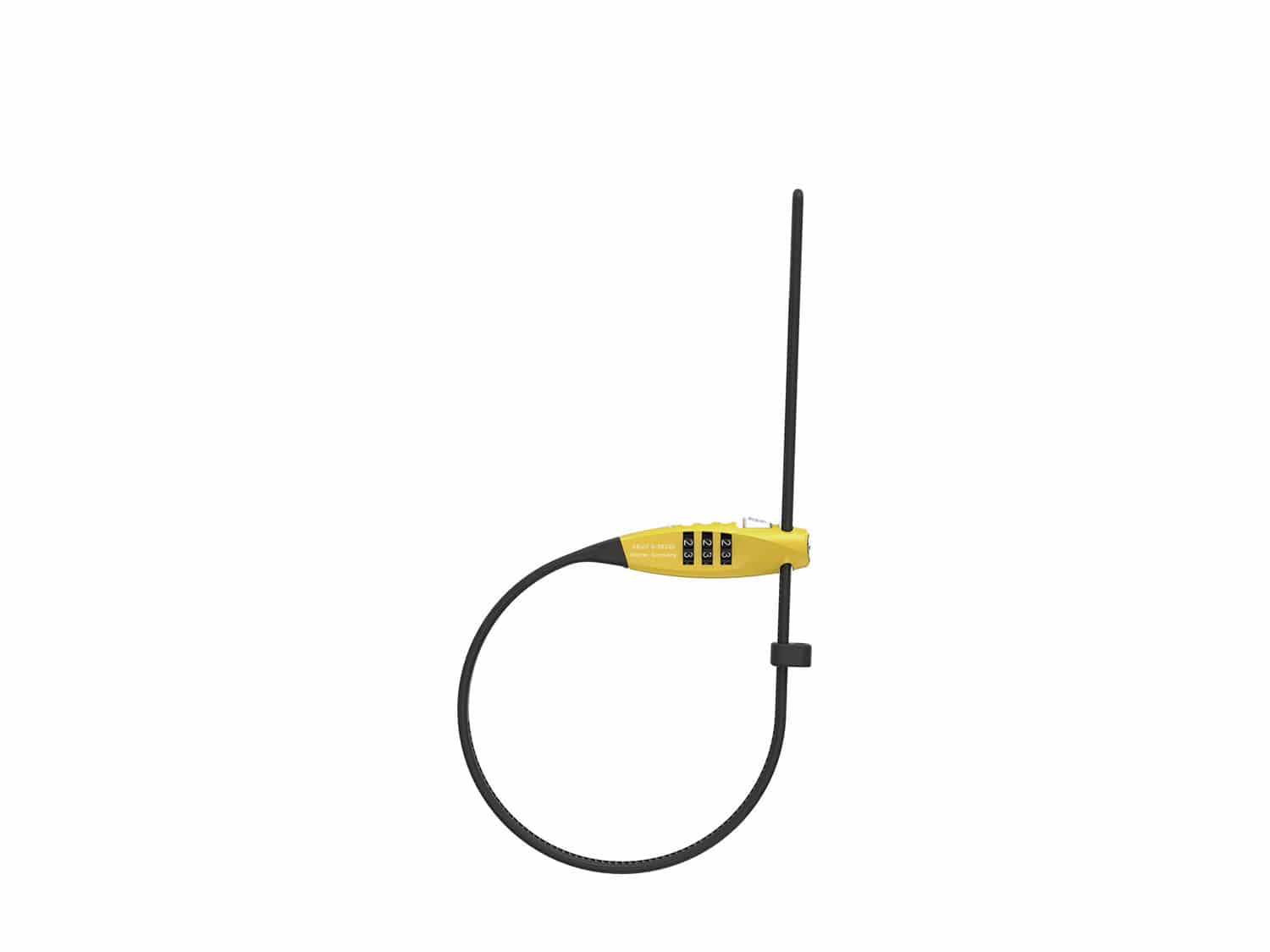 Abus Combiflex Travelguard | 85 cm | yellow