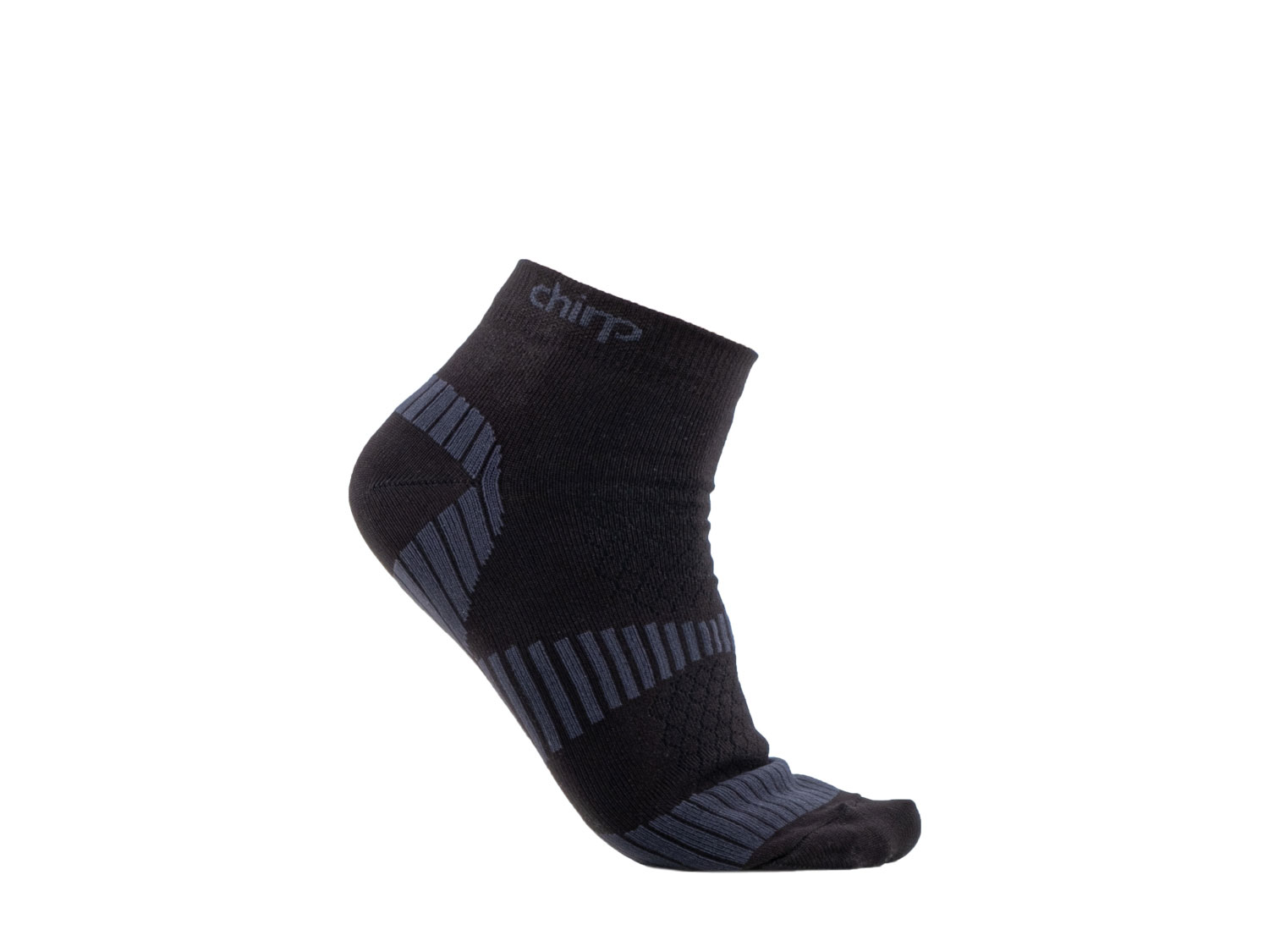 Chirp Bike-Socken 2er Set | 47-49 | schwarz