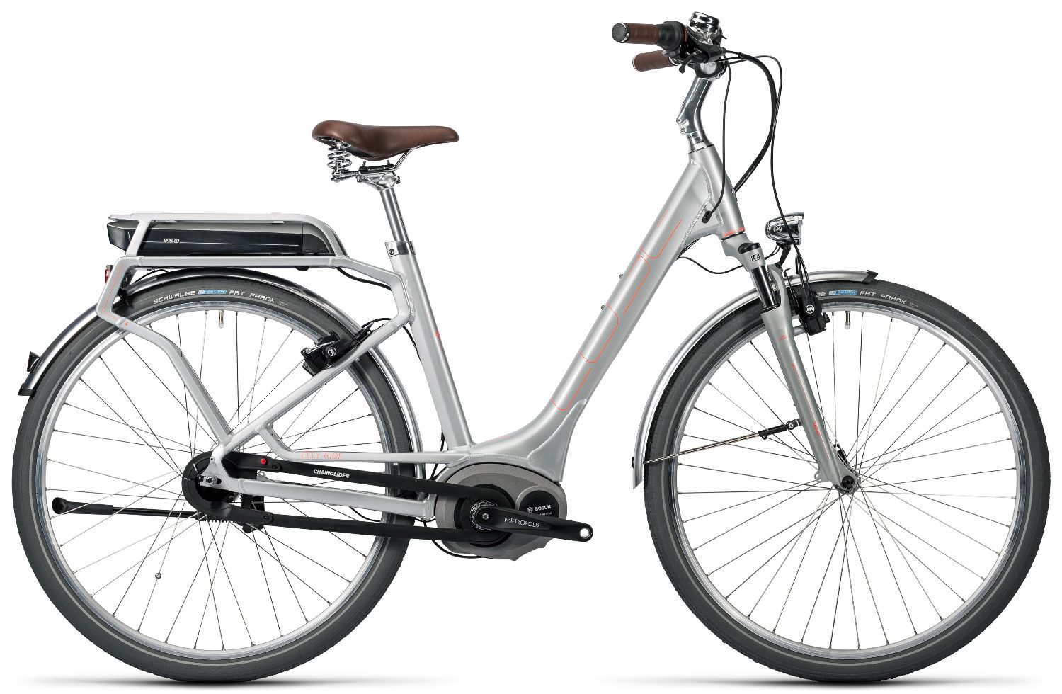 Cube Elly Cruise Hybrid 500 2016 46 cm silver red