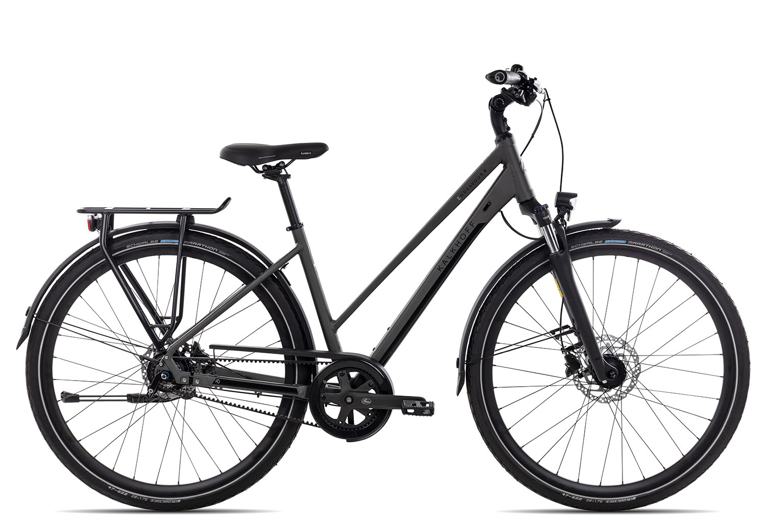 Kalkhoff ENDEAVOUR 8 Trapez 2023 | 28 Zoll | jetgrey matt | 45 cm Radgröße