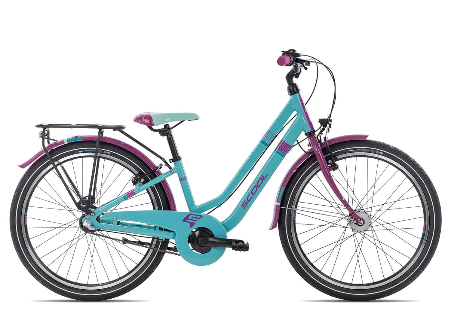 SCool chiX twin 24-3S Nexus | 24 Zoll | ocean/pink | 32 cm Radgröße