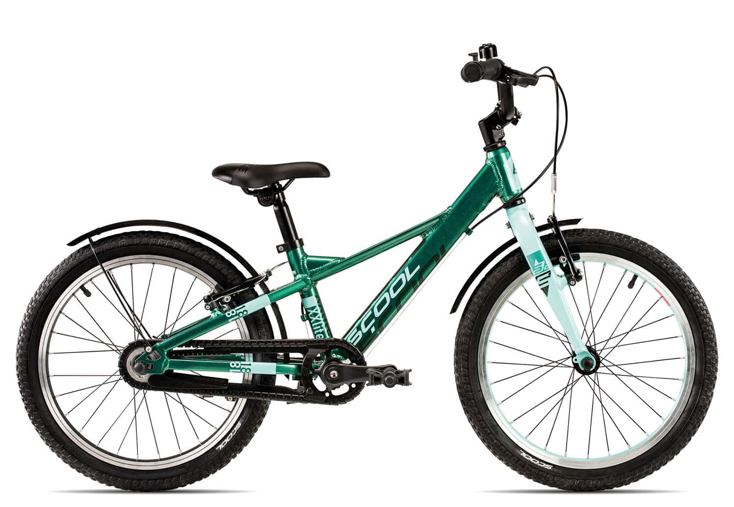 SCool XXlite EVO 18-1 | 18 Zoll | green metallic/aqua matt | 23 cm Radgröße